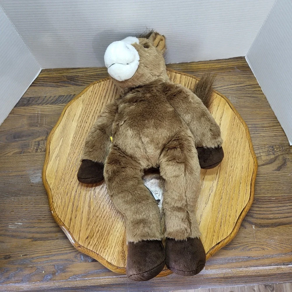Build A Bear Workshop Floppy Brown Horse Plush Pony Stuffed Animal Toy